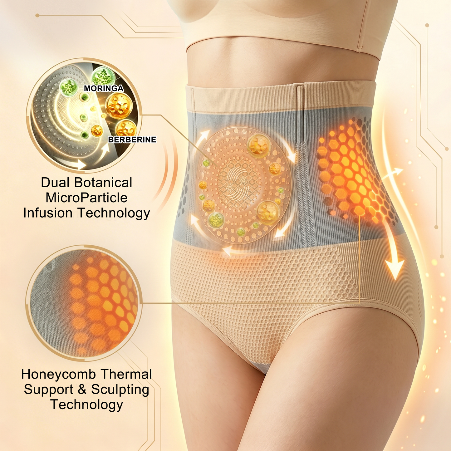 Official Brand Store | 🛡️2026 Moringa & Berberine 4-in-1 Micro-Particle Shaping & Fat Burning Shorts