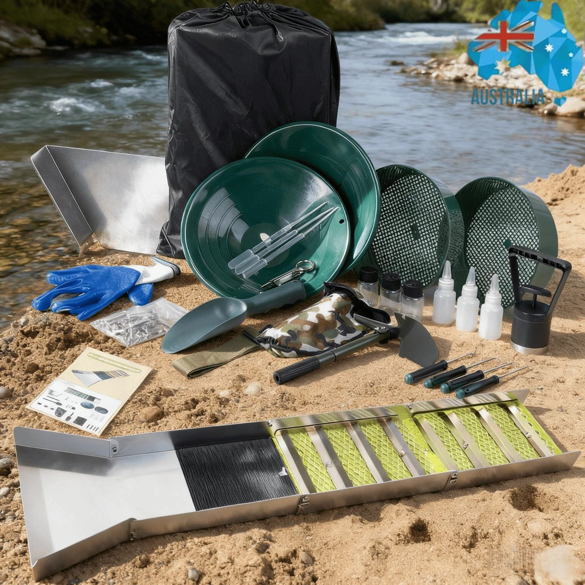 ⏰Last Day Promotion 49% 🔥Fully Automatic Spiral Gold Prospecting and Recovery Kit
