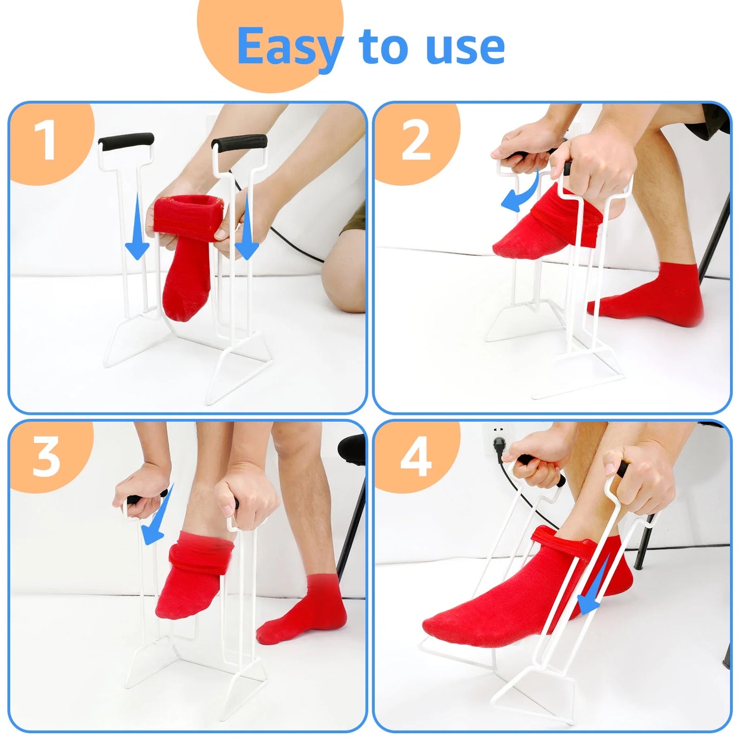 ⏰Last Day Promotion 49% 🔥Sock Aid — Large Sock-Putting-On Tool