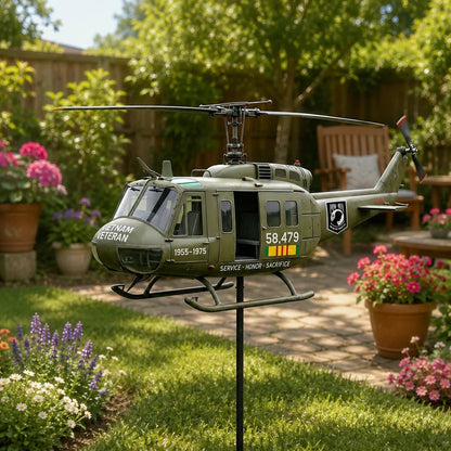 🏆Last Day Promo: 49% OFF 🎖️-Vietnam Veteran UH-1 Helicopter Wind Spinner- ✈️Buy 2 Free Shipping Today!