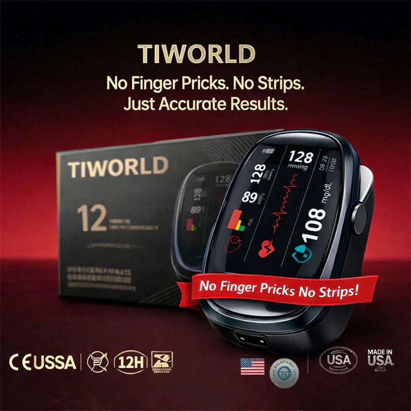 ⏳ Final 1 Hours – Limited Stock Left🏆TIWORLD™ Non-Invasive Smart Blood Sugar Tracking Device 99.9% Accuracy (Mayo Clinic Recommended)