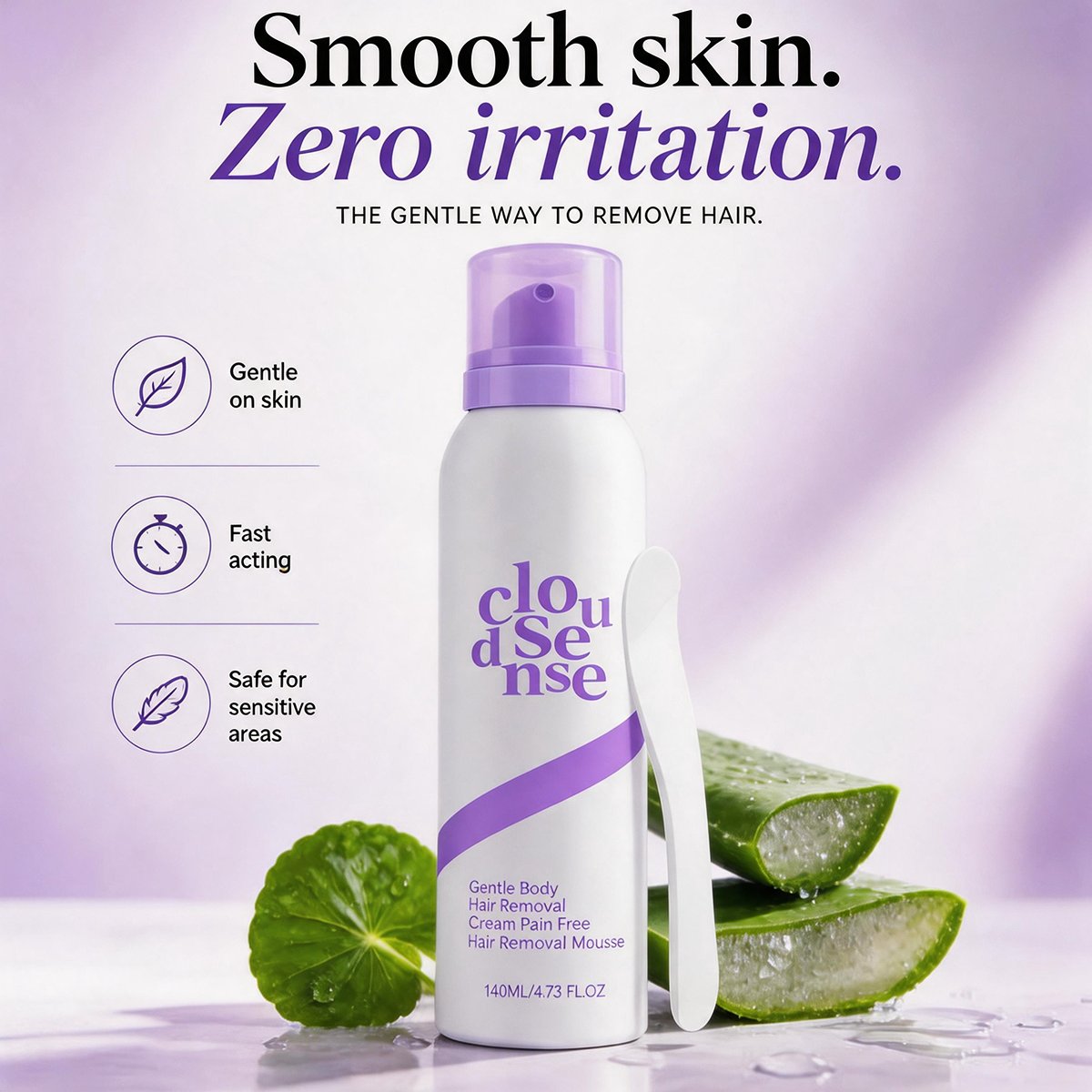🔥Last Day 49% OFF -  Koas Hair Removal Mousse Hypoallergenic formula 🌿💧