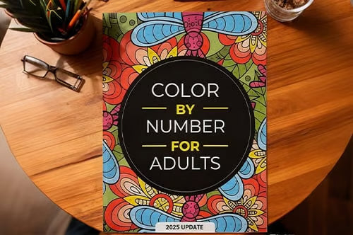 Color By Number Coloring Book for Adults