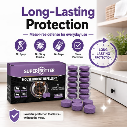 12-Pack Rodent Repellent Balls, Natural Pest Control🐭