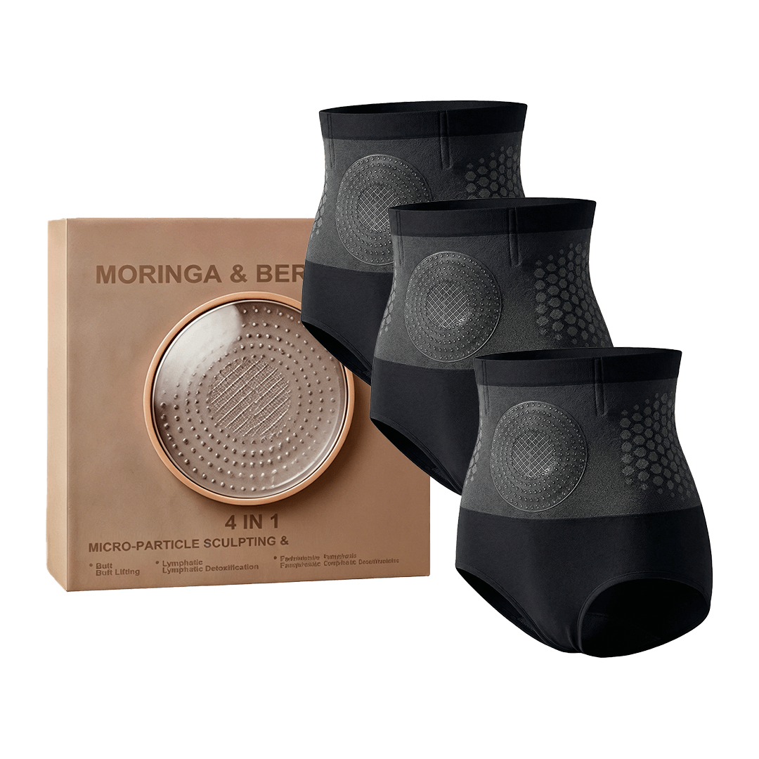 Moringa & Berberine Thermal Sculpting Briefs for Weight-Loss Support