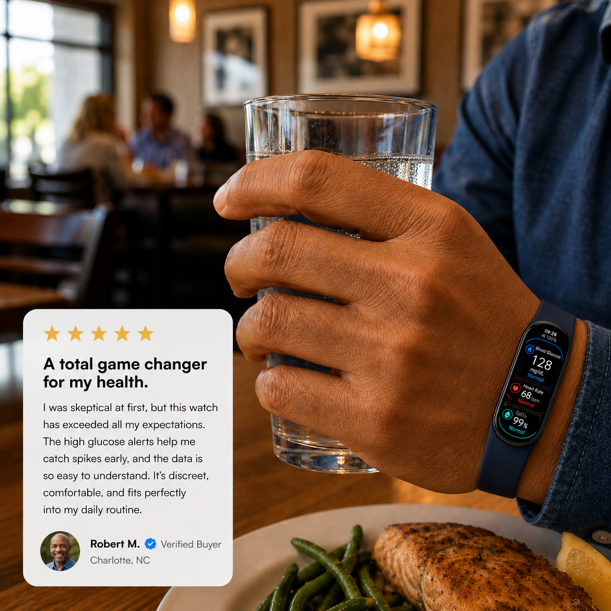 🏆 2026 Pryxo™ M9 Non-Invasive Smart Band 📈12 health reports - No-Prick