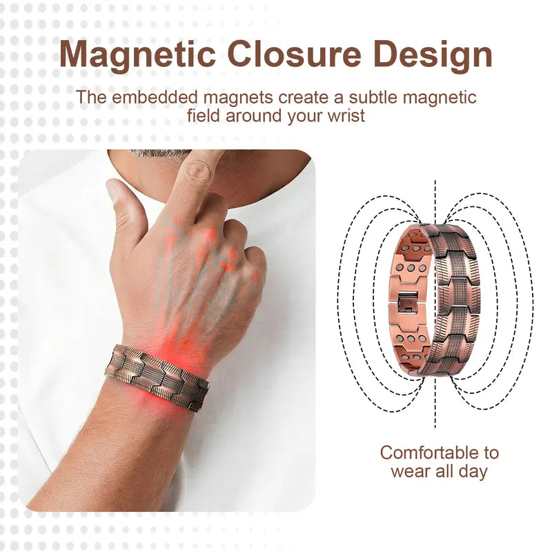 Copper Magnetic Bracelet – Relieve Fatigue And Promote Blood Circulation