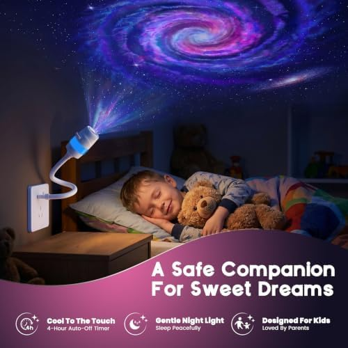🎃🎄 Plug-and-Play HD Christmas/Halloween/Starry Sky Projector