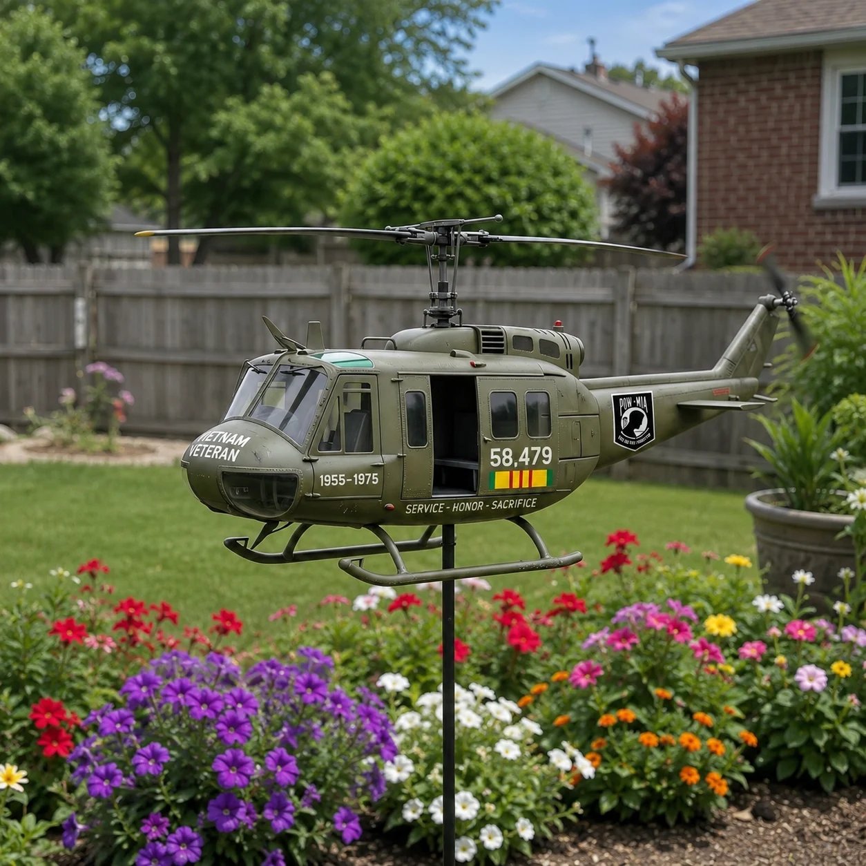 🏆Last Day Promo: 49% OFF 🎖️-Vietnam Veteran UH-1 Helicopter Wind Spinner- ✈️Buy 2 Free Shipping Today!