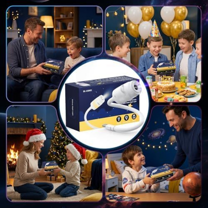 🎃🎄 Plug-and-Play HD Christmas/Halloween/Starry Sky Projector