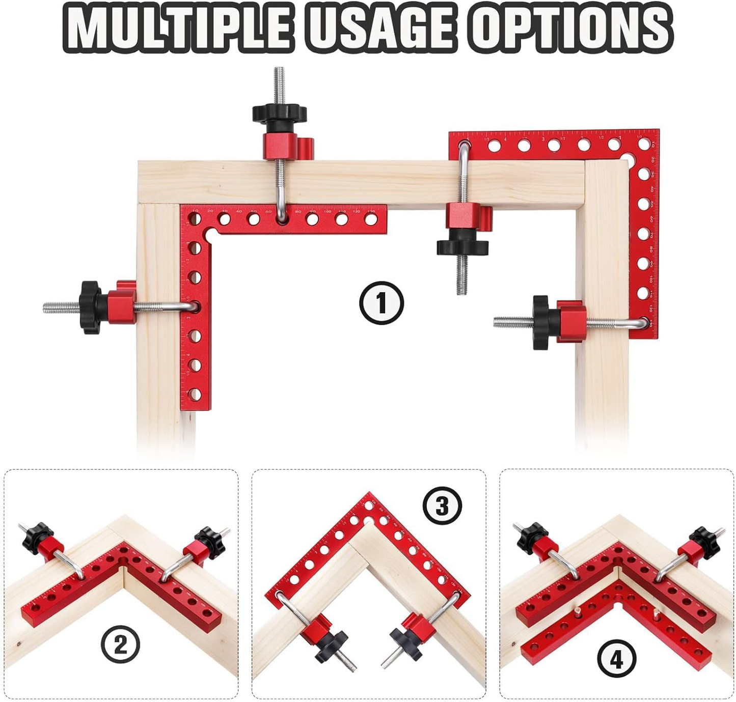 ⏰Last Day Promotion 49% 🔥 90 Degree Positioning Squares Right Angle Clamps（3 Pack)