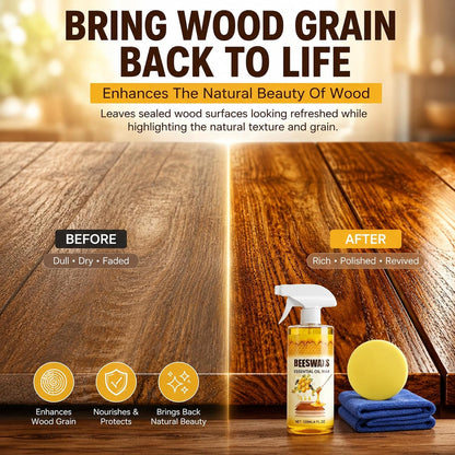 Micro-Molecularized Natural Beeswax Floor Polish Spray (120ml)