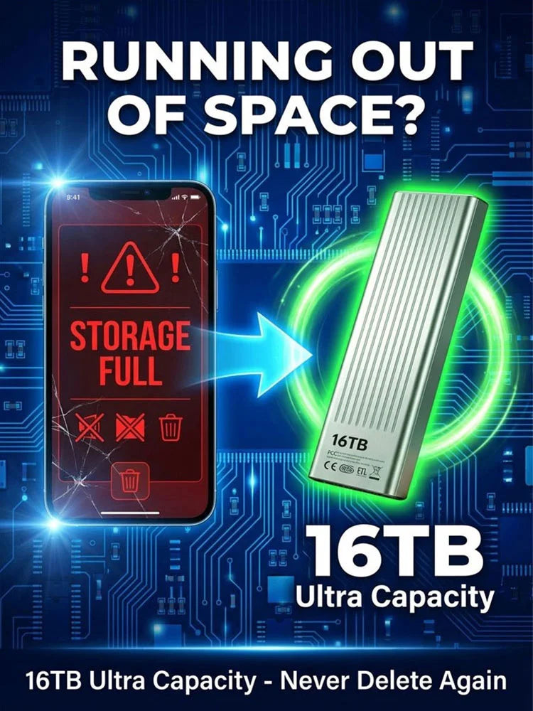 Portable High-Speed SSD Solid-State Drive