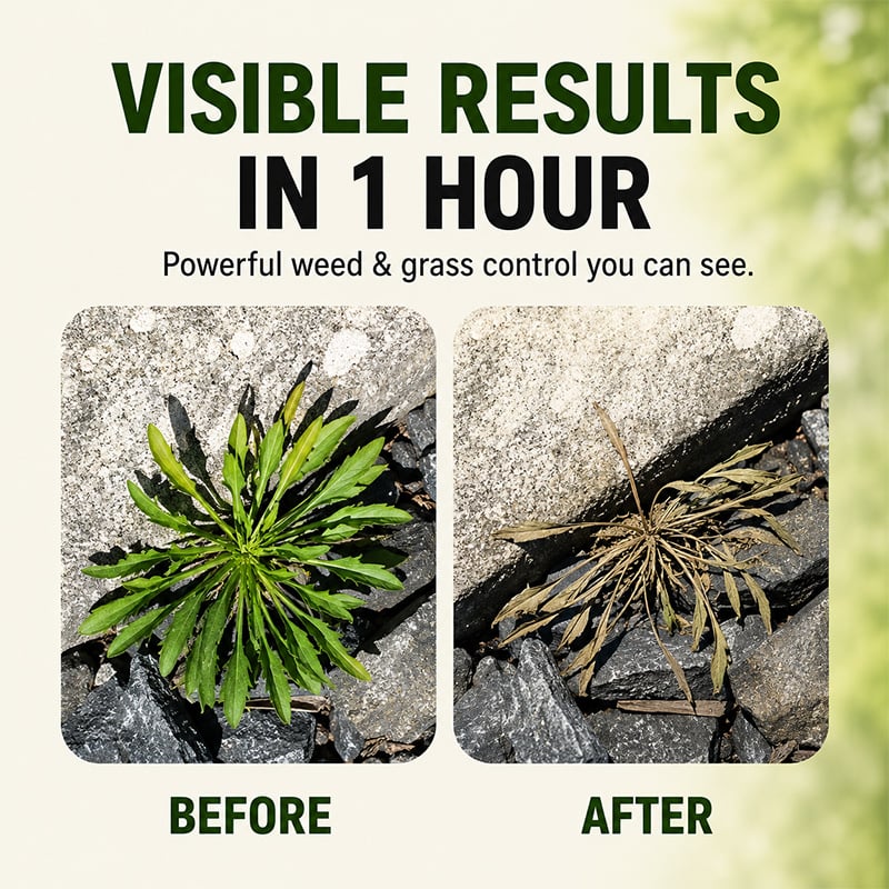 🔥2026 SALE - Fast-Acting Natural Weed & Grass Killer Spray