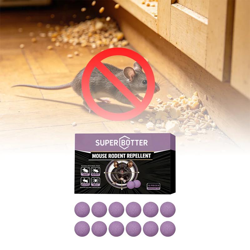 12-Pack Rodent Repellent Balls, Natural Pest Control🐭