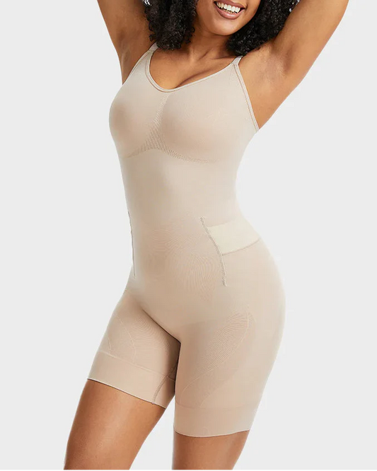 All-in-One Sculpting Bodysuit with Easy-Off Design