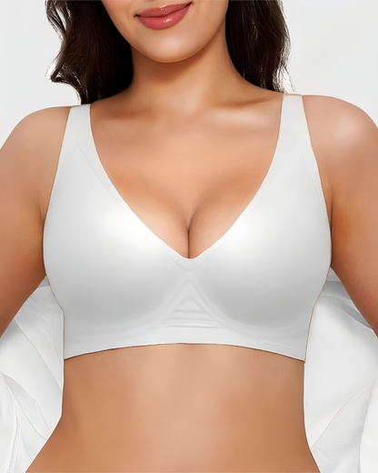 Seamless Deep V Push-Up Wireless Bra 3.0