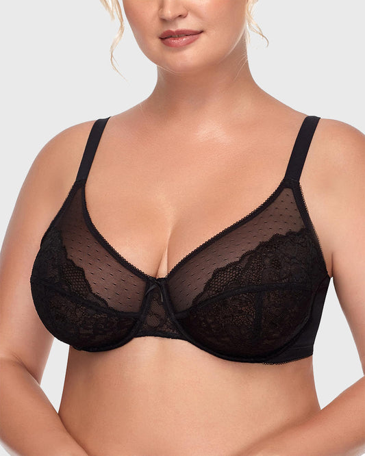 Full Coverage Lace Minimizer Bra