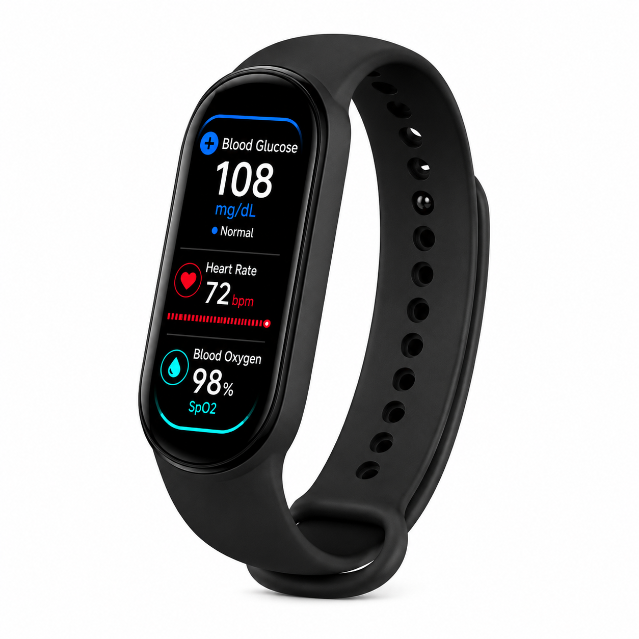 🏆 2026 Pryxo™ M9 Non-Invasive Smart Band 📈12 health reports - No-Prick