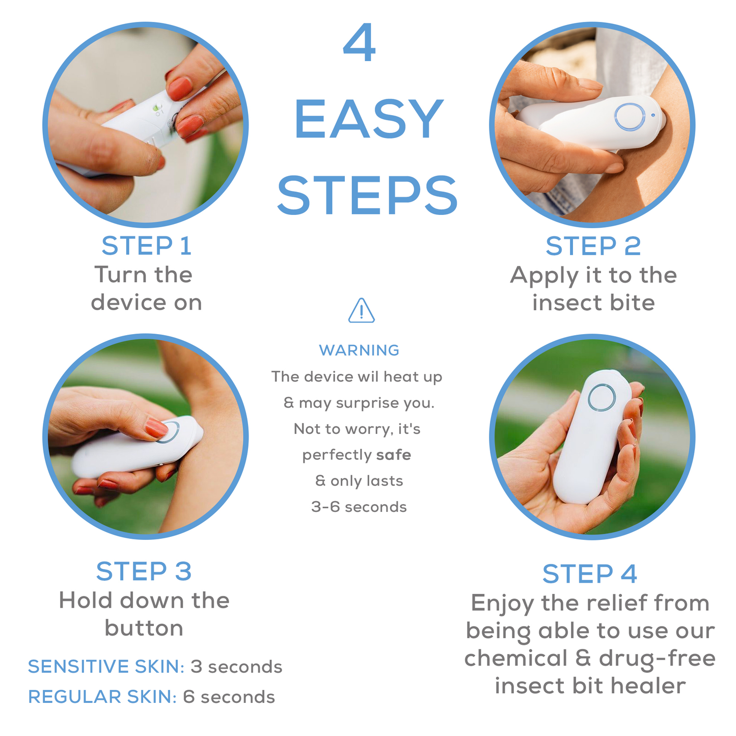 ⏰Last Day Promotion 49% 🔥Insect Bite Healer, Natural Bug Bite Itch Relief