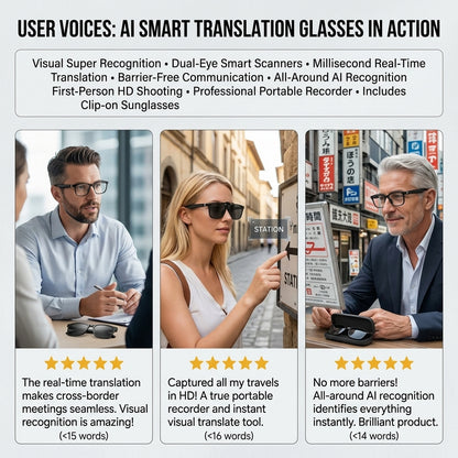 All-weather on-body AI assistant, real-time multilingual simultaneous translation, seamless cross-border communication, all-round AI recognition for everything, on-body professional recorder, hands-free calls, music playback