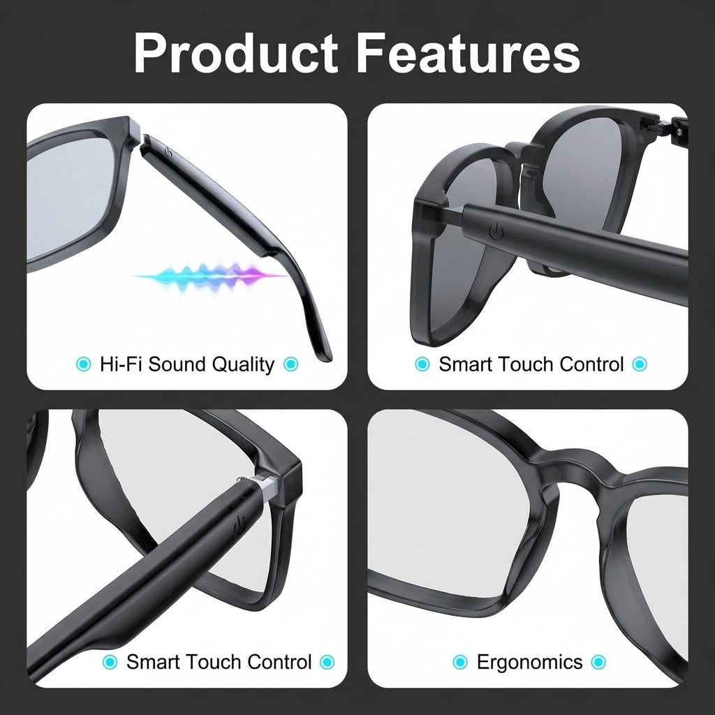 All-weather on-body AI assistant, real-time multilingual simultaneous translation, seamless cross-border communication, all-round AI recognition for everything, on-body professional recorder, hands-free calls, music playback
