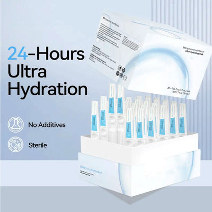💧💧 30 Vials of Liquid Glass Skin Deeply Hydrate. Repair Fast. Reverse Visible Aging.