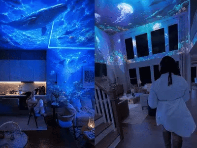 5D Galaxy Ocean Projector Effect