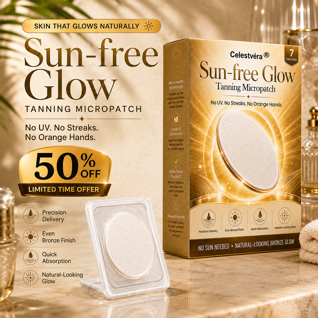 Celestvéra® Sun-Free Glow Tanning Micropatch