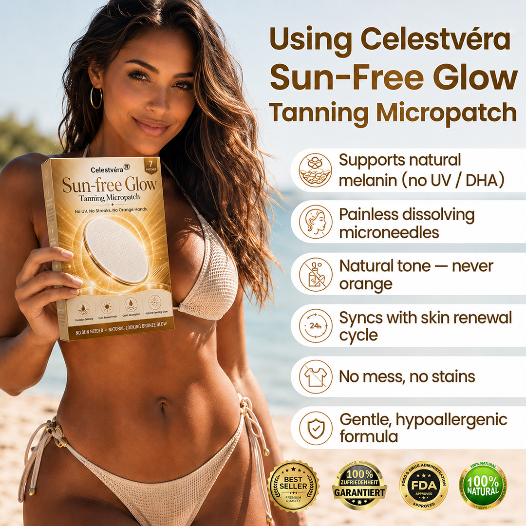 Celestvéra® Sun-Free Glow Tanning Micropatch