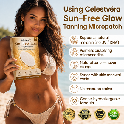 Celestvéra® Sun-Free Glow Tanning Micropatch
