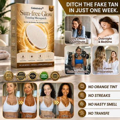 Celestvéra® Sun-Free Glow Tanning Micropatch