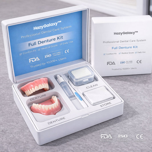 ✅🦷 HazyGalaxy™ Custom-Fit Dentures ⏰ ENDS TODAY 70% OFF | Smile with Confidence