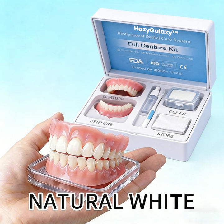 ✅🦷 HazyGalaxy™ Custom-Fit Dentures ⏰ ENDS TODAY 70% OFF | Smile with Confidence