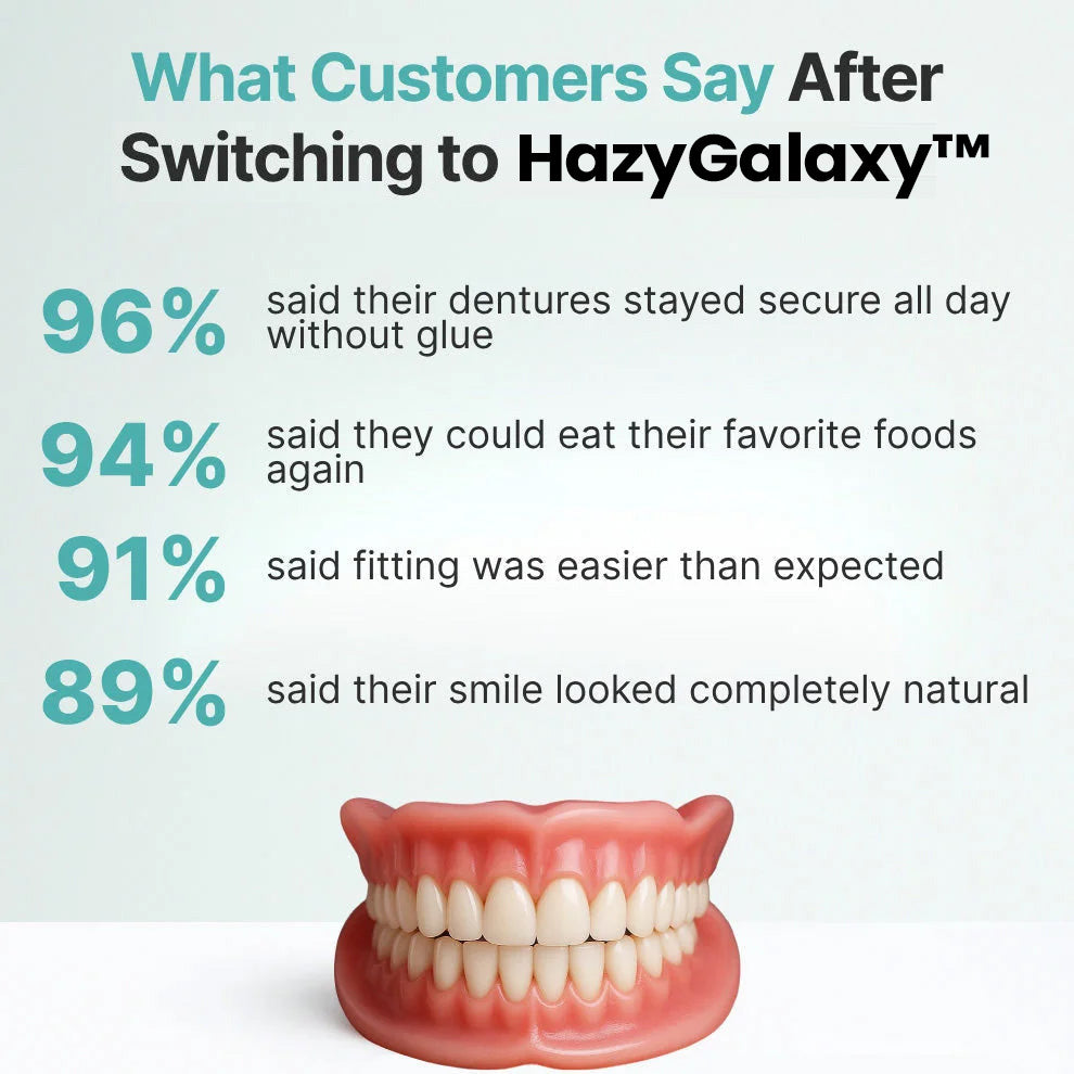✅🦷 HazyGalaxy™ Custom-Fit Dentures ⏰ ENDS TODAY 70% OFF | Smile with Confidence