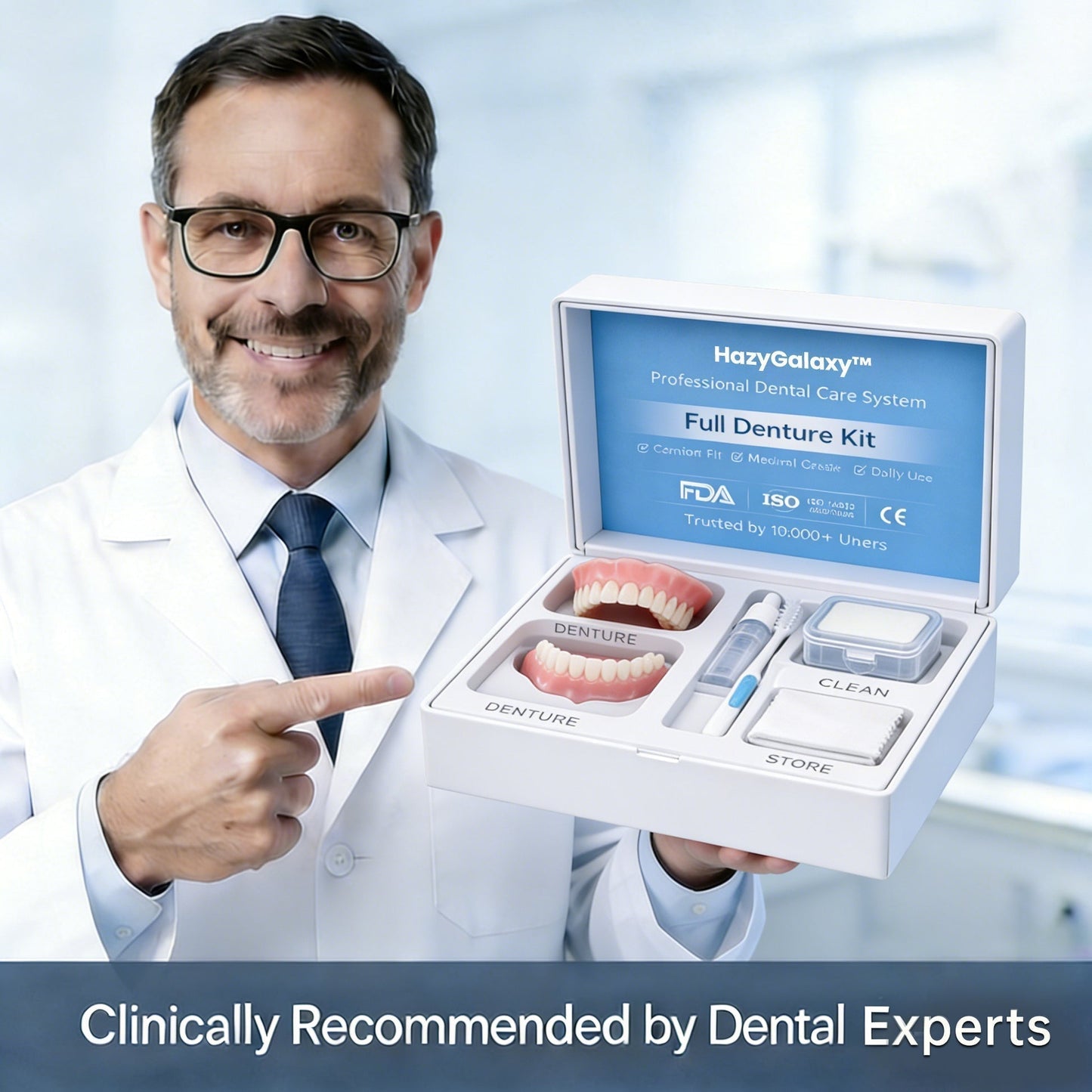 ✅🦷 HazyGalaxy™ Custom-Fit Dentures ⏰ ENDS TODAY 70% OFF | Smile with Confidence