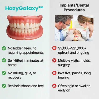 ✅🦷 HazyGalaxy™ Custom-Fit Dentures ⏰ ENDS TODAY 70% OFF | Smile with Confidence
