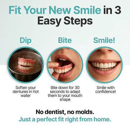 ✅🦷 HazyGalaxy™ Custom-Fit Dentures ⏰ ENDS TODAY 70% OFF | Smile with Confidence
