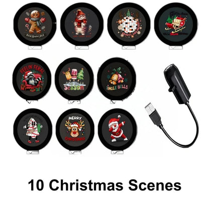 🎃🎄 Plug-and-Play HD Christmas/Halloween/Starry Sky Projector