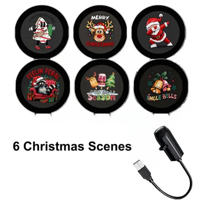 🎃🎄 Plug-and-Play HD Christmas/Halloween/Starry Sky Projector