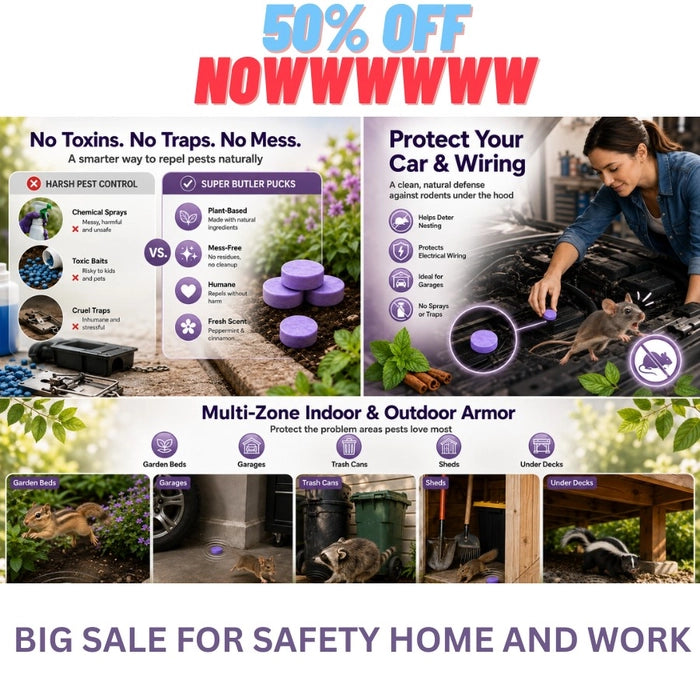 💥LAST DAY SALE 50%OFF💥All-Natural Pest & Rodent Repellent Pucks
