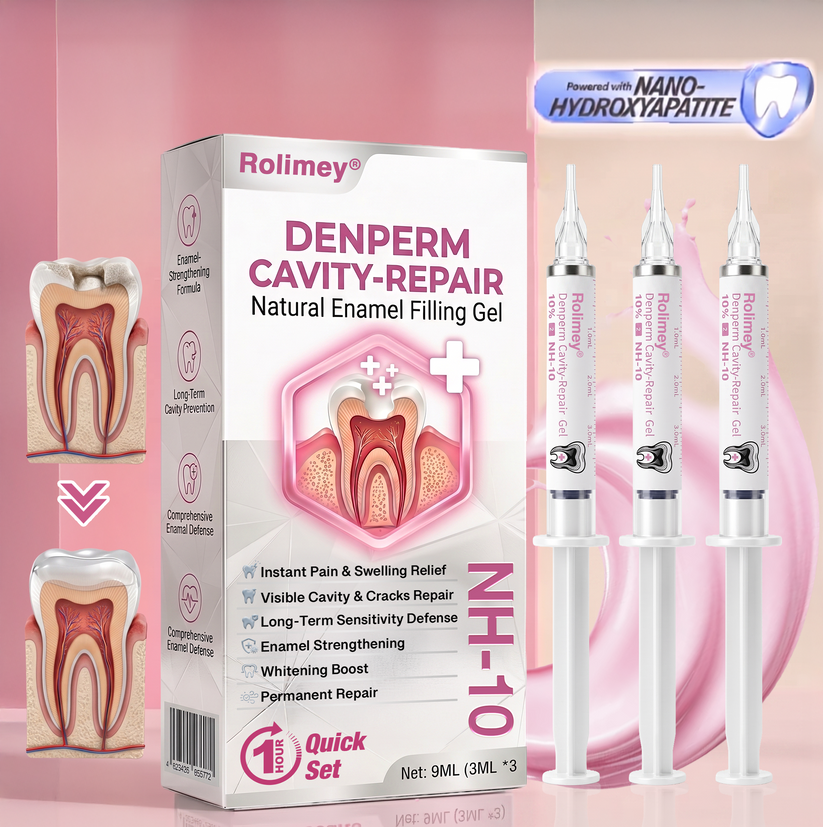 Rolimey® Natural Enamel Restoration Gel – Cavity & Micro-Crack Repair