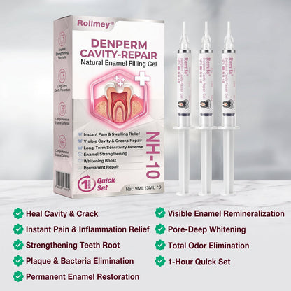 Rolimey® Natural Enamel Restoration Gel – Cavity & Micro-Crack Repair
