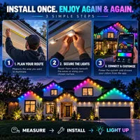 🎅Early Christmas 49%OFF - SmartRainbow LED Permanent Outdoor Light- Smartlight🎁