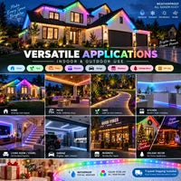 🎅Early Christmas 49%OFF - SmartRainbow LED Permanent Outdoor Light- Smartlight🎁