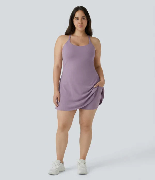 🔥Last day promotion🔥Plush Backless Active Dress-Easy Peezy Edition