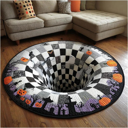 🔥Last Day 50% OFF🔥Spooky 3D Halloween Illusion Rug 🎃🕷️