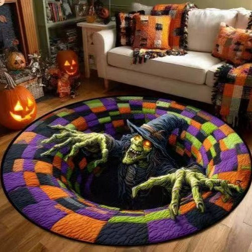 🔥Last Day 50% OFF🔥Spooky 3D Halloween Illusion Rug 🎃🕷️