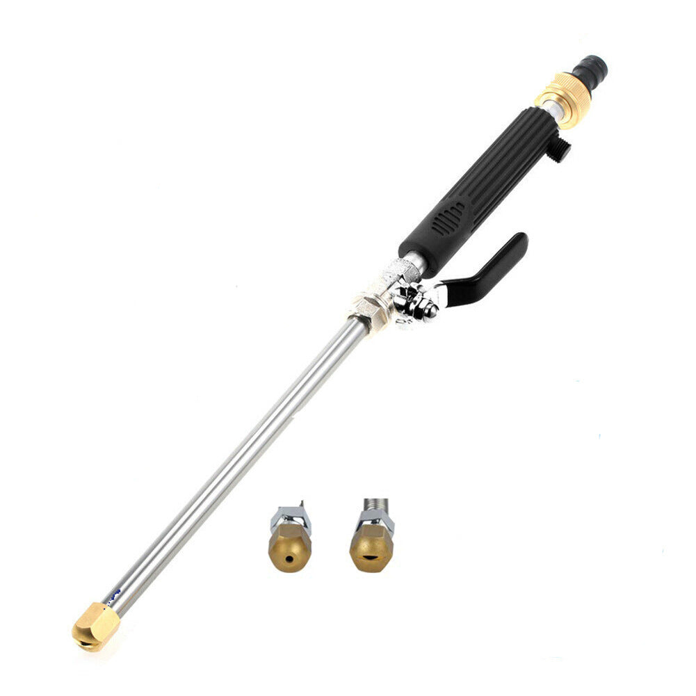 Jet Nozzle Power Washer for Garden Hose, Includes 2 High-Pressure Nozzles and Quick Connectors