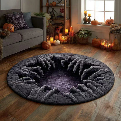 🔥Last Day 50% OFF🔥Spooky 3D Halloween Illusion Rug 🎃🕷️